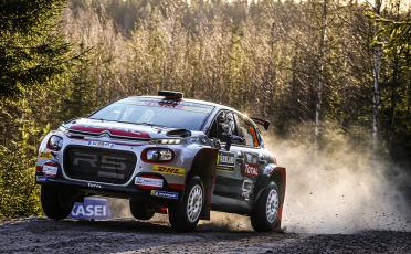20 OSTBERG Mads (NOR), ERIKSEN Torstein (NOR), Citroen C3 R5, PH Sport WRC 2, action during the 2020 Rally Sweden, 2nd leg of the 2020 FIA WRC Championaship from February 13 to 16, 2020 at Torsby, Varmland in Sweden
