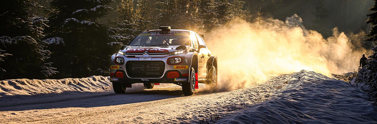 20 OSTBERG Mads (NOR), ERIKSEN Torstein (NOR), Citroen C3 R5, PH Sport WRC 2, action during the 2020 Rally Sweden, 2nd leg of the 2020 FIA WRC Championaship from February 13 to 16, 2020 at Torsby, Varmland in Sweden